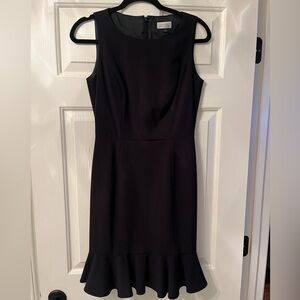 Navy Tahari Arthur S. Levine Sheath Dress in size 2
